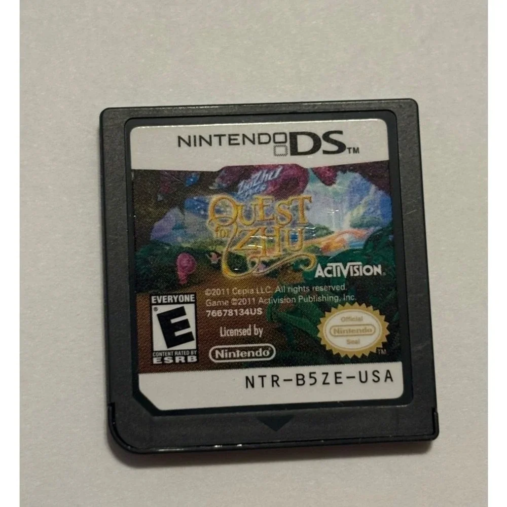 Zhu Zhu Pets: Quest For Zhu DS Game Cartridge‎ - Tested/Works